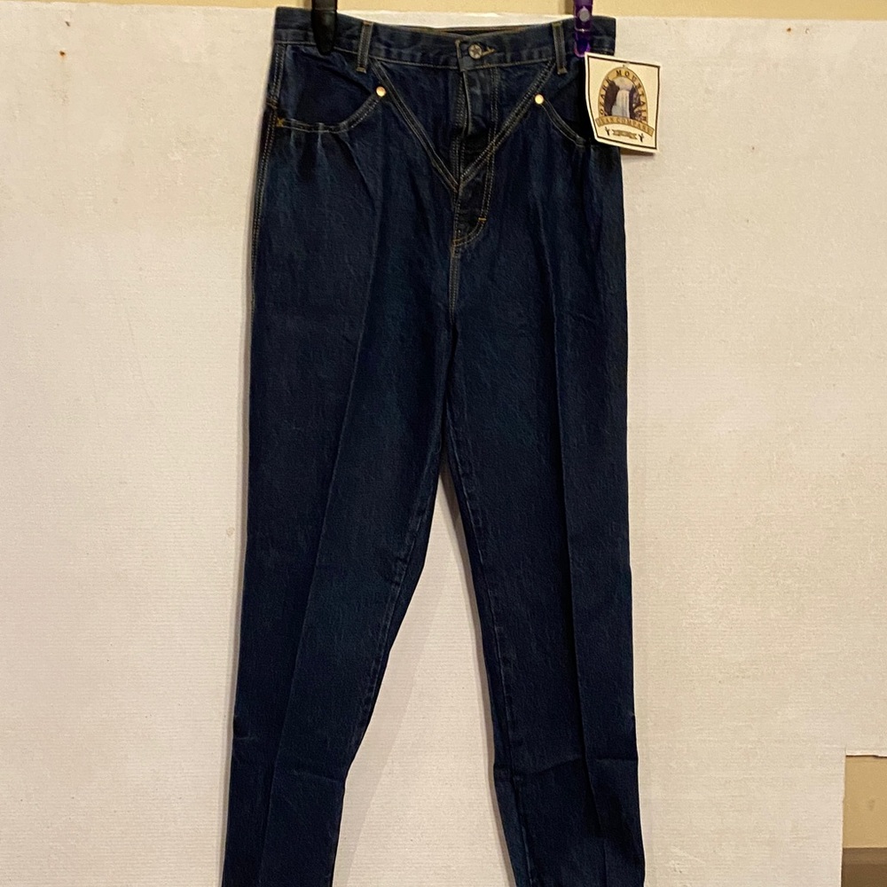 Vintage Ozark Mountain Boot Cut Jeans in Dark High waisted Blue w/tag